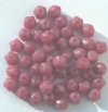 50 8mm Raspberry Marble Bumpy Nuggets